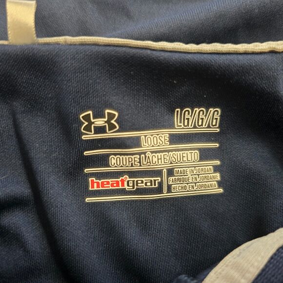 Under Armor Polo Bundle Men's L Gray Lt Blue Dk Blue Short Sleeve Loose HeatGear - Picture 13 of 16
